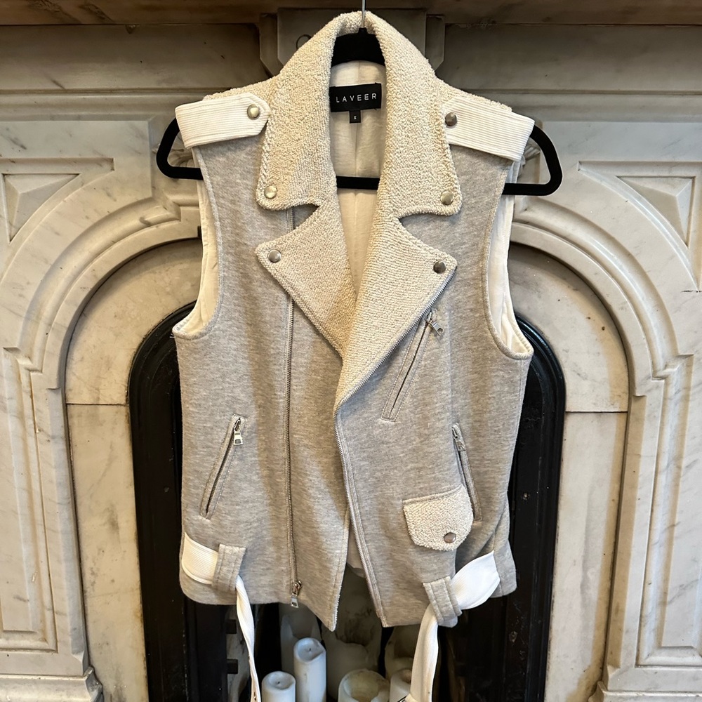 Laveer French Terry Biker Vest